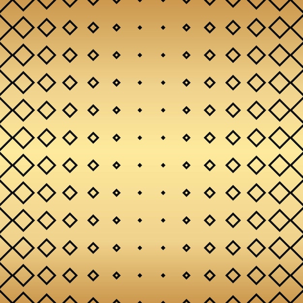 Vector geometric gold seamless repeat pattern background gold and black wallpaper