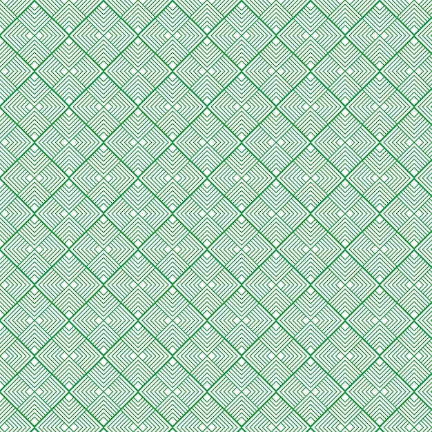 Geometric green pattern