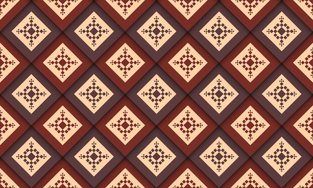 Geometric groovy pattern simple design