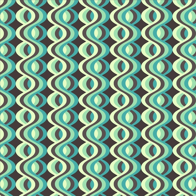 Geometric groovy pattern