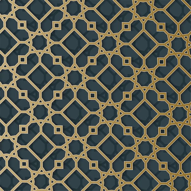 geometric islamic pattern illustration background or banner design