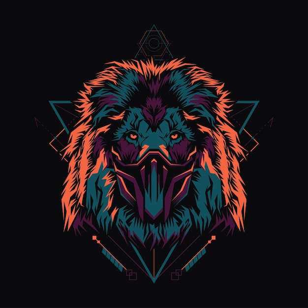 Geometric Lion