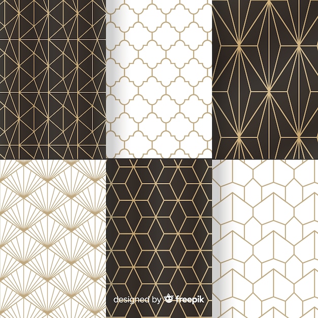 Geometric luxury pattern collection