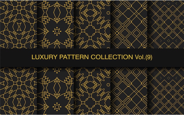 Geometric luxury pattern collection