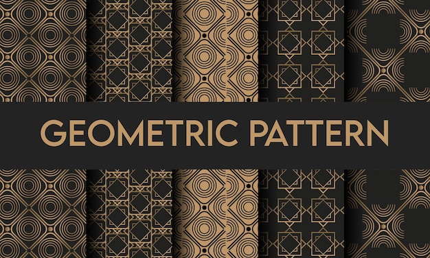 Geometric Luxury vector pattern