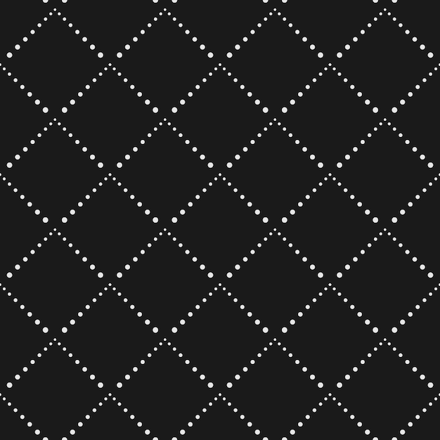 Geometric monochrom seamless pattern vector