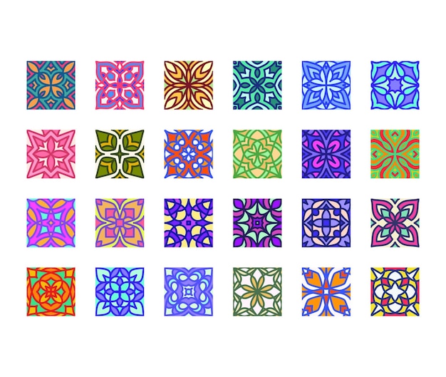 Geometric Ornament Decorative Elements Vector Collection