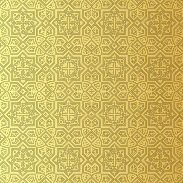 Geometric ornamental seamless pattern