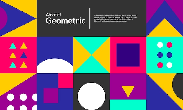 Geometric pattern background