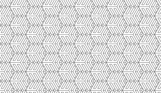 Geometric pattern seamless Trendy design vector background for web backdrop or paper print Tile texture