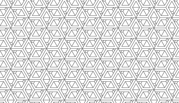 Geometric pattern seamless Trendy design vector background for web backdrop or paper print