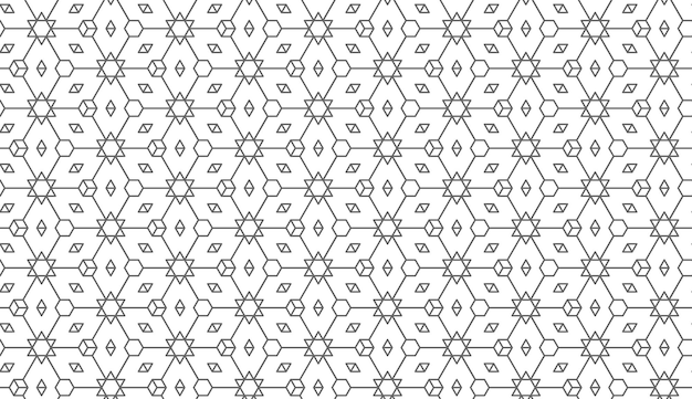 Geometric pattern seamless Trendy design vector background for web backdrop or paper print