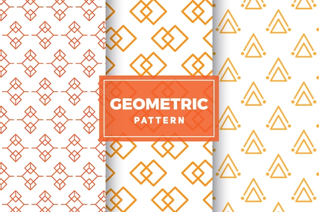 Geometric Pattern Set. Simple, Minimalist Designs.