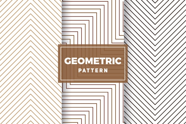 Geometric Pattern Set. Simple, Minimalist Designs