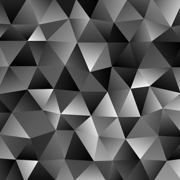 Geometric retro low poly triangle background design