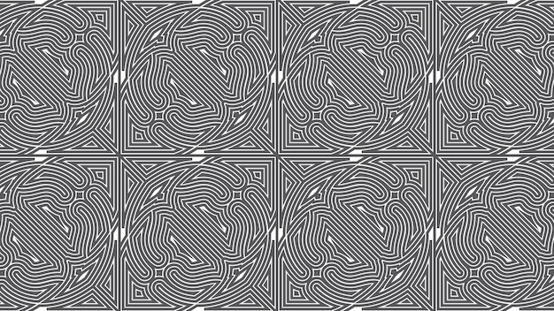 Geometric seamless abstract elegant line pattern