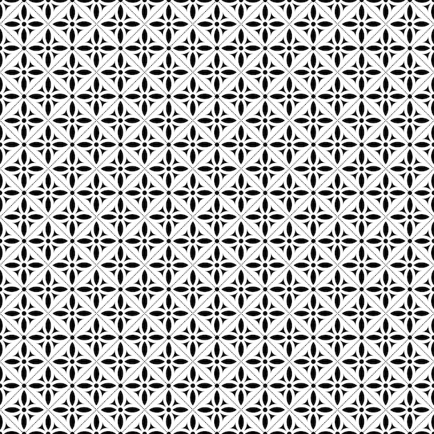 Geometric seamless diagonal dotted lines and cross pattern