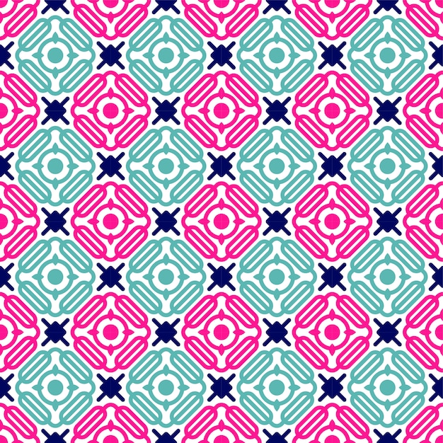 Geometric seamless pattern background