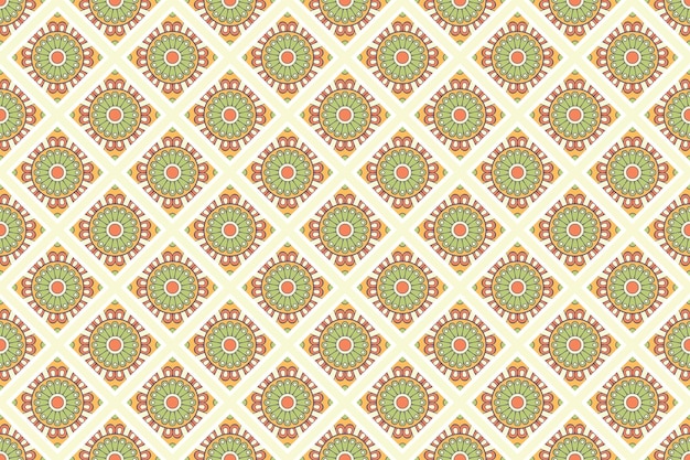 geometric seamless pattern, circle element