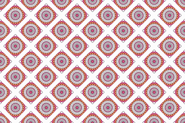 geometric seamless pattern, circle element