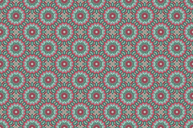 Vector geometric seamless pattern, circle element