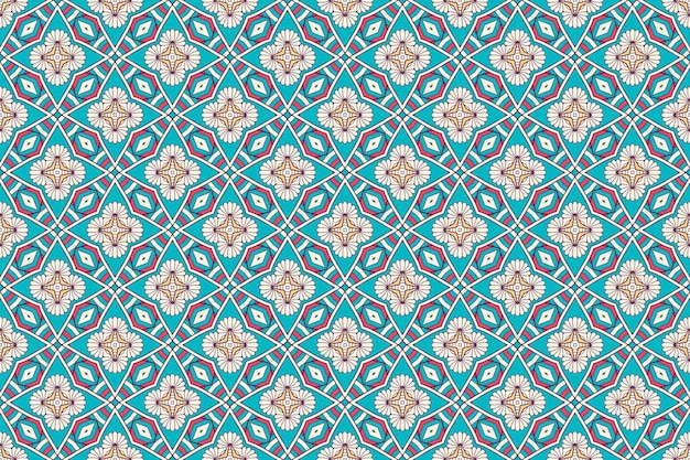 Geometric seamless pattern, circle element