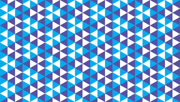 Geometric Seamless Pattern Design Template Abstract Polygonal Triangles Ornament Triangular Shapes Light Blue Purple White Color Theme