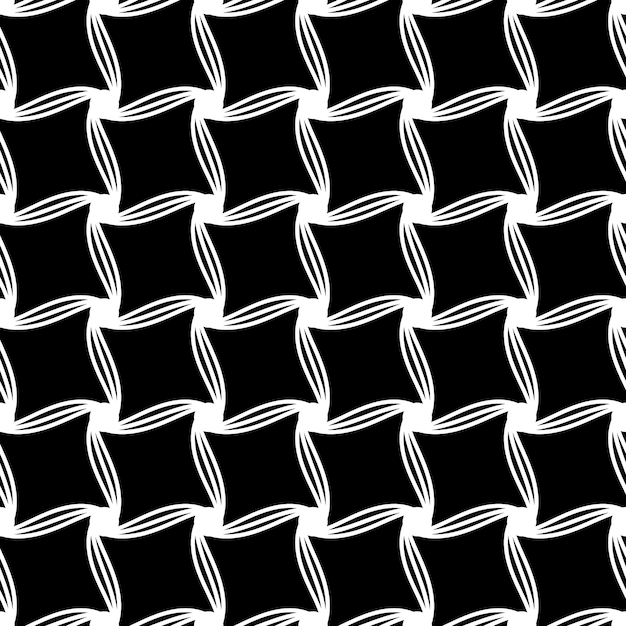 Geometric seamless pattern with intertwined bands wrapping paper tiling abstract background