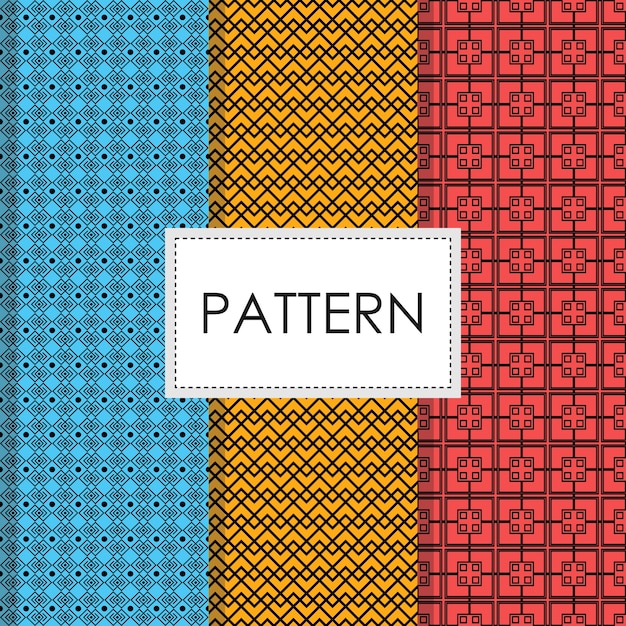 Geometric seamless pattern 