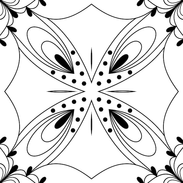 Geometric seamless pattern