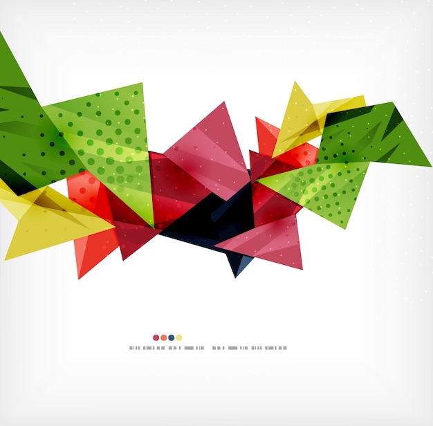 Geometric shape abstract futuristic background