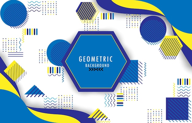 Geometric shape background design