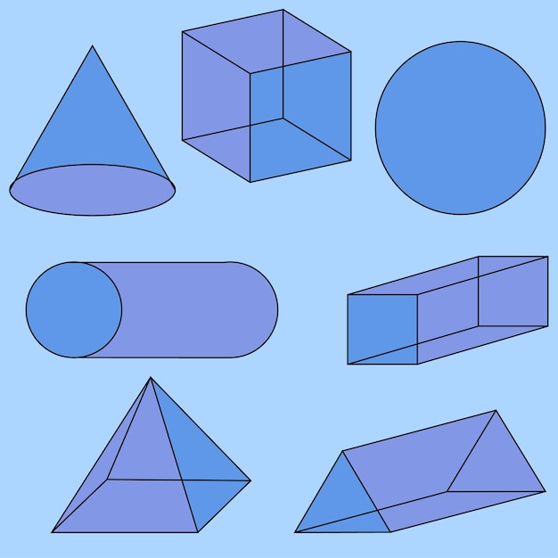 Vector geometric shape