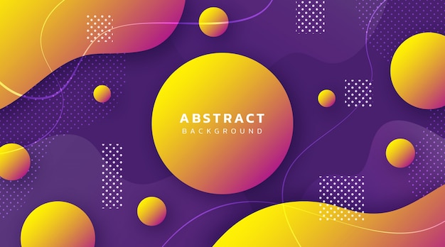 Geometric shapes abstract background