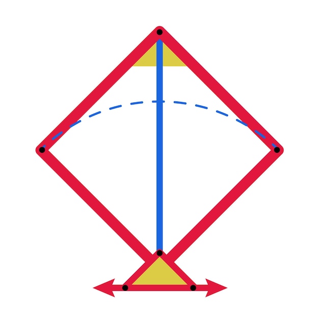 Geometric - shapes - Math concept.