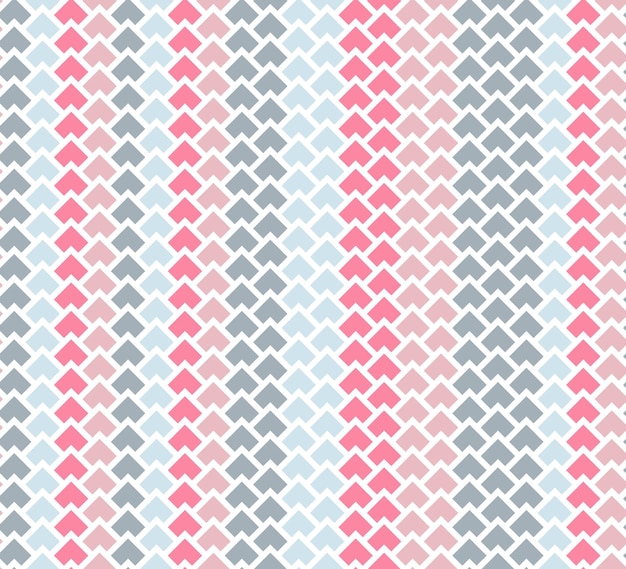 Geometric shapes mosaic vertical stripes vector seamless texture