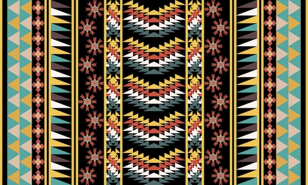 Geometric striped pattern folklore ornament Tribal ethnic vector texture ornate elegant luxury style