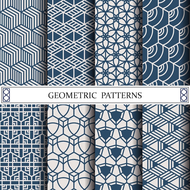 Geometric vector pattern 