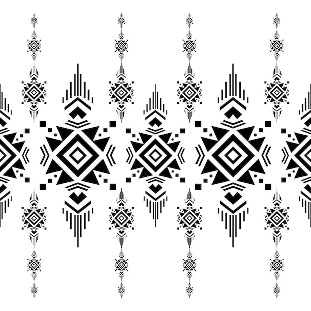 geometric vertical seamless pattern white abstract ethnic design Indigenous