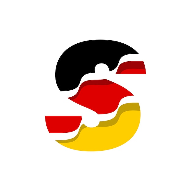 German Alphabet Flag S