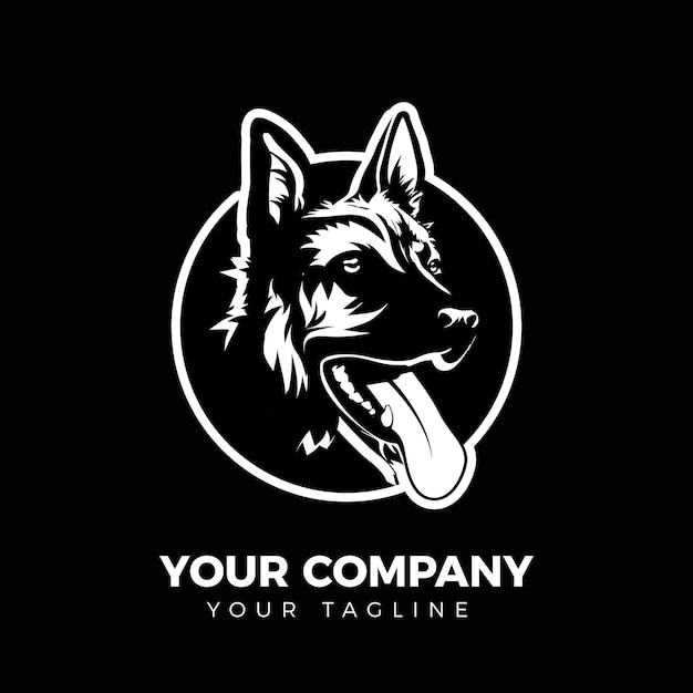 German Shepherd Logo Design