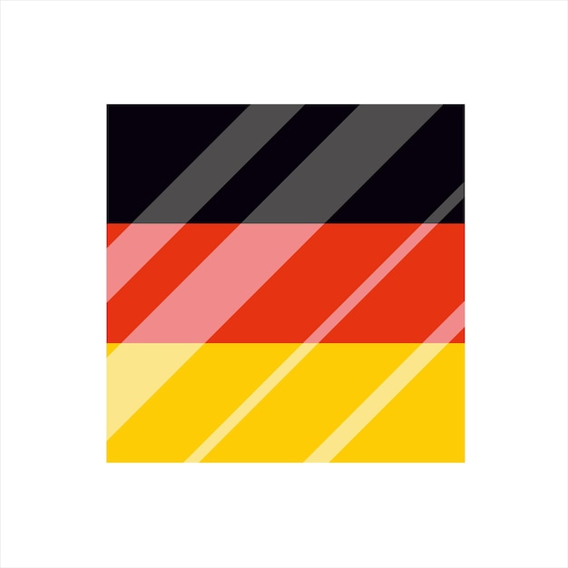 Germany flag. National Germany flag. Vector illustration.