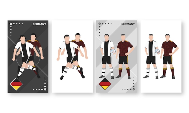 Germany Football Team Kit, Home kit and Away Kit