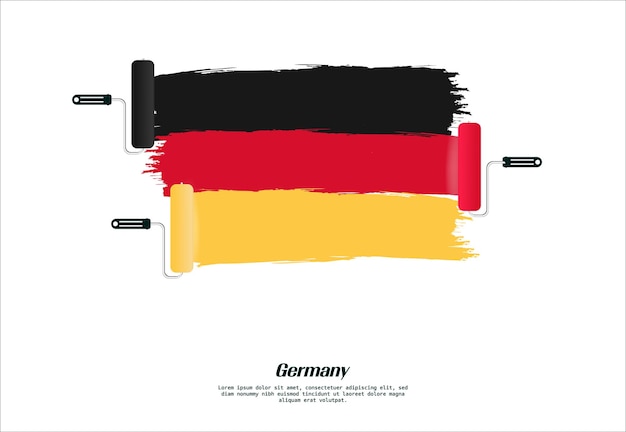 Germany national flag in grunge style