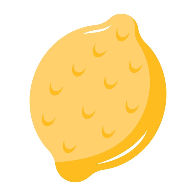 Get a flat icon of lemon