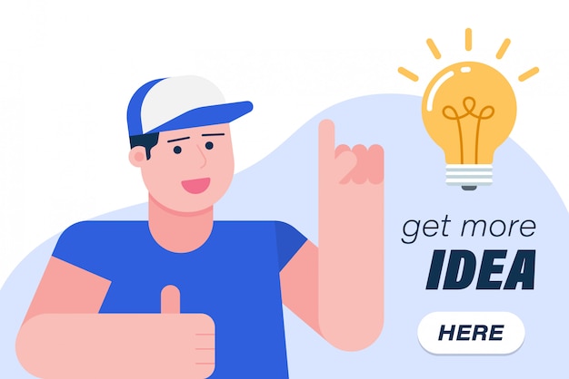 Get more ideas banner