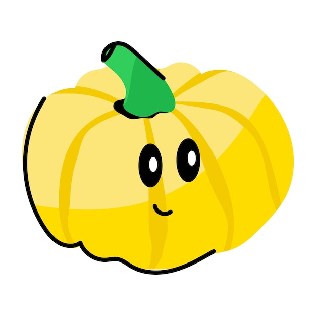 Get this cute sticker of pumpkin