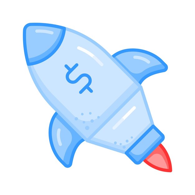 Vector get your hands on this creatively design icon of startup concept of business launching