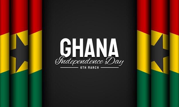 Ghana Independence Day Background Design