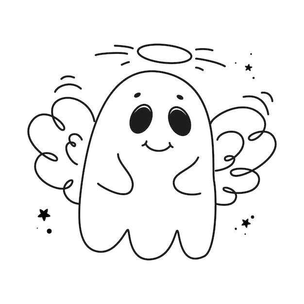 ghost cute ghost doodle ghost halloween ghost